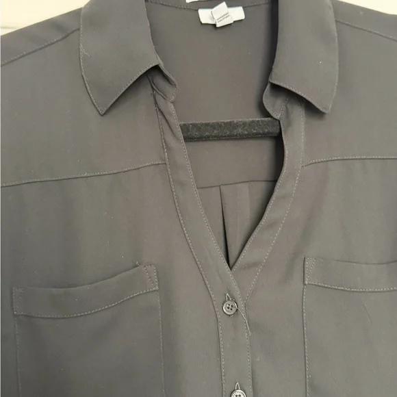Express Charcoal Button-Down Shirt - Picture 2 of 6